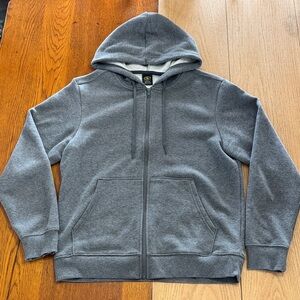 Athletic Works Light Gray Fleece Jacket